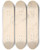 Triptych art skateboard deck of Eduard Julius Friedrich Bendemann Studies Of Seated Man by Eduard Julius Friedrich Bendemann (1811-1889)