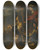 Triptych art skateboard deck of Theodoor Boeyermans The Emperor Constantines Vision Of The Cross Before The Battle Of The Milvian Bridge by Theodoor Boeyermans (1620-1678)