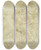 Triptych art skateboard deck of Salvator Rosa Arguing Philosphers by Salvator Rosa (1615-1673)