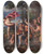 Triptych art skateboard deck of Henry Bone Bacchus And Ariadne by Henry Bone (1755-1834)