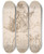 Triptych art skateboard deck of Maarten Van Heemskerck Mars The Cholerictemperament by Maarten Van Heemskerck (1498-1574)