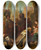 Triptych art skateboard deck of Claude Vignon Adoration Of The Magi by Claude Vignon (1593-1670)