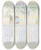 Triptych art skateboard deck of Ferdinand Hart Nibbrig Kalenderblad Voor Herfst 1904 Van De Verzekeringmaatschappij Holda In Amsterdam by Ferdinand Hart Nibbrig (1866-1915)