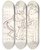 Triptych art skateboard deck of James Seymour Sketch For Jumping The Gate by James Seymour (1697-1752)
