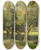 Triptych art skateboard deck of Willem Roelofs Wilgebomen by Willem Roelofs (1822-1897)
