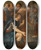 Triptych art skateboard deck of Christiaen Van Couwenbergh Aeneas Taking Leave From Dido by Christiaen Van Couwenbergh