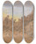 Triptych art skateboard deck of Elemr Halszhradil Battlefield In Hartkara by Elemir Halasz Hradil (1873-1948)