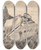 Triptych art skateboard deck of Arnold Peter Weiszkubnan Man Reclining On A Rock by Arnold Peter Weisz-Kubnan (1898-1944)