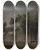 Triptych art skateboard deck of Eastman Johnson The Backfence by Eastman Johnson (1824-1906)