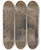 Triptych art skateboard deck of Constant Troyon The Workshop Of A Wooden Shoe Maker by Constant Troyon (1810-1865)