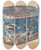 Triptych art skateboard deck of Gilbert Sackerman Bandbox With Cover by Gilbert Sackerman (20-)