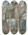 Triptych art skateboard deck of David Humbert De Superville Balkende Ezel Met Groenten Waarachter David En Abigae by David Humbert De Superville (1770-1849)