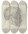 Triptych art skateboard deck of Jakob Becker Verschatteter Mnnlicher Kopf Im Profil Nach Rechts by Jakob Becker (1810-1872)