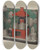 Triptych art skateboard deck of Philip Johnson Toy Kitchen by Philip Johnson