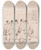 Triptych art skateboard deck of George Chinnery Chinese Coolies Reading A Proclamation by George Chinnery (1774-1852)