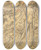 Triptych art skateboard deck of Jan Toorop Kundry And Parsifal by Jan Toorop (1858-1928)