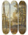 Triptych art skateboard deck of Jan Nowopack Forest Path by Jan Nowopacky