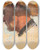 Triptych art skateboard deck of Joaqun Sorolla Head Of A Fisherman by Joaquin Sorolla (1863-1923)