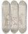 Triptych art skateboard deck of Peter Von Cornelius Drawing For Goethes Faust The Stroll In The Garden by Peter Von Cornelius (1784-1867)