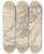 Triptych art skateboard deck of John Flaxman Figure Being Transported Through The Air by John Flaxman (1755-1826)
