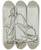 Triptych art skateboard deck of David Humbert De Superville Zittende Vrouw In Lange Mantel Over De Schouder Kijkend by David Humbert De Superville (1770-1849)