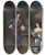Triptych art skateboard deck of Jan Verkolje A Gentleman And A Lady In A Park by Jan Verkolje (1650-1693)