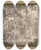Triptych art skateboard deck of Hans Veit Friedrich Schnorr Von Carolsfeld Cupids Ruse by Hans Veit Friedrich Schnorr Von Carolsfeld (1764-1841)