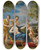 Triptych art skateboard deck of Francesco Albani Toilet Of Venus by Francesco Albani (1578-1660)