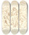 Triptych art skateboard deck of Lorenz Frlich Tre Kvinder Med Et Barn Moses Findes Af Faraos Datter by Lorenz Frolich (1820-1908)
