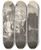 Triptych art skateboard deck of Frederic Leighton Speaker Addressing Male Figures Gathered At Night Around A Fountain by Frederic Leighton (1830-1896)