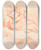 Triptych art skateboard deck of Hendrik Krock Gudfader Svvende P En Sky by Hendrik Krock (1671-1738)