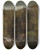 Triptych art skateboard deck of Hans Gude Landscape With A Mill_2 by Hans Gude (1825-1903)