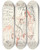 Triptych art skateboard deck of Walter Crane The Man And The Snake by Walter Crane (1845-1915)