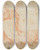 Triptych art skateboard deck of After Annibale Carracci Satyr And Goat by After Annibale Carracci (1560-1609)