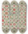 Triptych art skateboard deck of Margaret Concha Applique Quilt by Margaret Concha