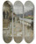 Triptych art skateboard deck of Pierreeugne Montzin Bord De Canal Saintmamms by Pierre-Eugne Montzin (1874-1946)
