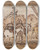Triptych art skateboard deck of James Ward Farmyard And Horses by James Ward (1769-1859)