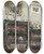 Triptych art skateboard deck of Sir William Eden Interior At Windlestone_5 by Sir William Eden (1849-1915)