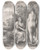 Triptych art skateboard deck of Henri Fantinlatour Bathers_2 by Henri Fantin-Latour (1836-1904)