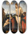 Triptych art skateboard deck of Kenyon Cox After Boltraffio Sacra Conversazione by Kenyon Cox (1856-1919)