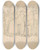 Triptych art skateboard deck of David Claypoole Johnston Study For The House That Jeff Built by David Claypoole Johnston