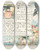 Triptych art skateboard deck of Walter Crane The Crow And The Pitcher The Eagle And The Crow by Walter Crane (1845-1915)