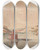 Triptych art skateboard deck of Jan Van Call Gezicht Op Burcht Pfalzgrafenstein Bij Kaub by Jan Van Call