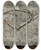 Triptych art skateboard deck of Egon Schiele Autumn Tree In Stirred Air Winter Tree by Egon Schiele (1890-1918)