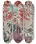 Triptych art skateboard deck of Edvard Munch Experiment In Colour by Edvard Munch (1863-1944)