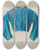 Triptych art skateboard deck of Fred Hassebrock Silk Waist_1 by Fred Hassebrock