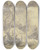 Triptych art skateboard deck of Laurent De La Hyre Der Heilige Franziskus In Der Hhle by Laurent de la Hyre (1606-1656)