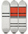 Triptych art skateboard deck of Piet Mondrian Composition Of Red And White Nom 1Composition No 4 With Red And Blue by Piet Mondrian (1872-1944)