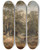 Triptych art skateboard deck of John Middleton A Landscape With A Horseman by John Middleton (1827-1856)
