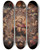 Triptych art skateboard deck of Giorgio Vasari Apotheosis Of Cosimo I by Giorgio Vasari (1511-1574)